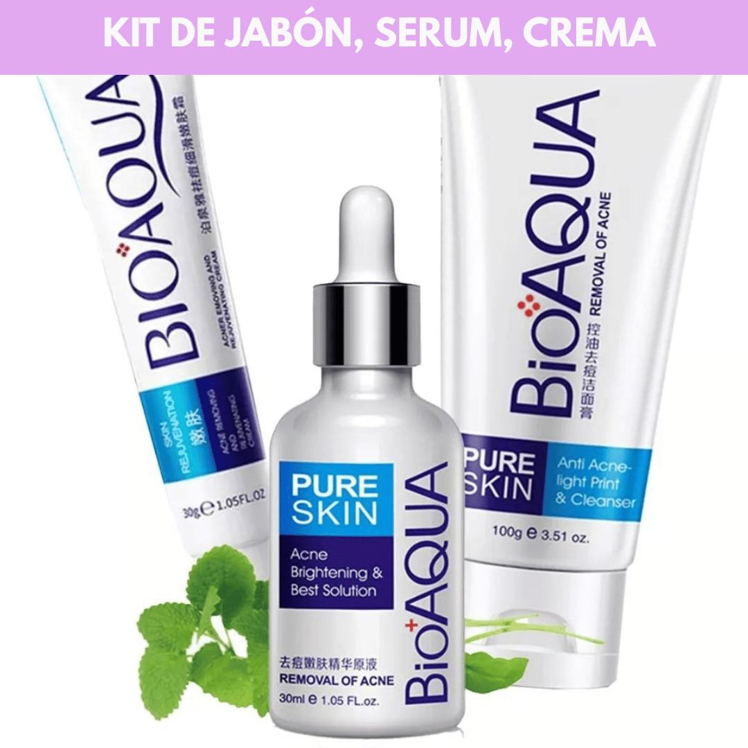 Kit Anti Acné De Bioaqua 3 en 1
