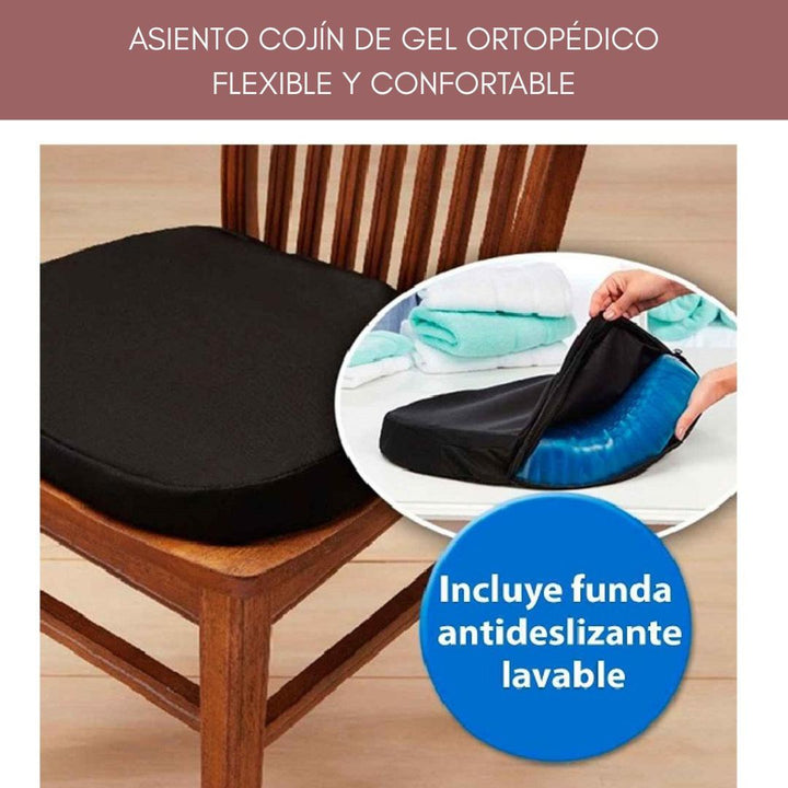 ASIENTO COJÍN DE GEL ORTOPEDICO