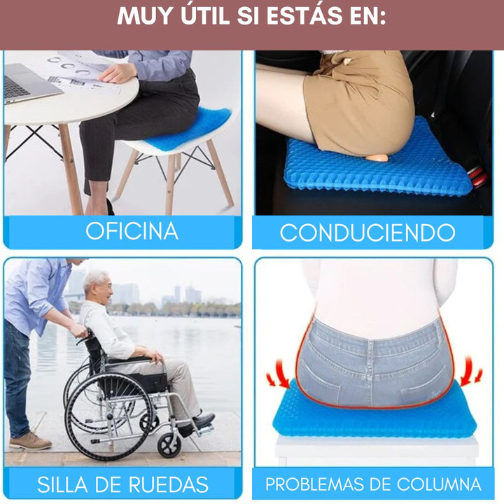ASIENTO COJÍN DE GEL ORTOPEDICO